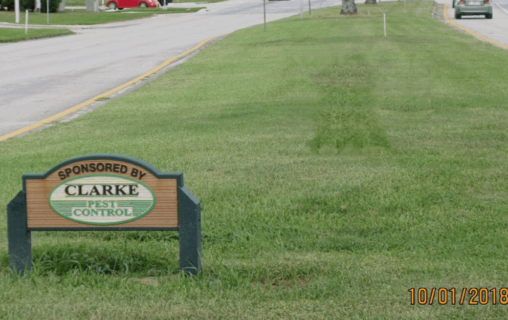 Picture of Clarkes Pest Control sign