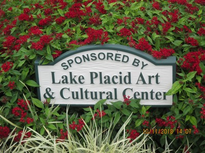 Lake Placid Art and Cultural Center Sign