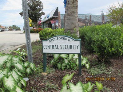 Picture of Central Security sign